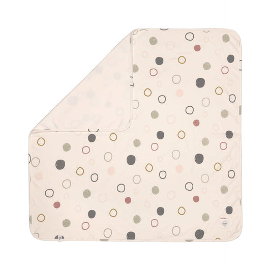 Babydecke Bio Baumwolle, Circles Offwhite