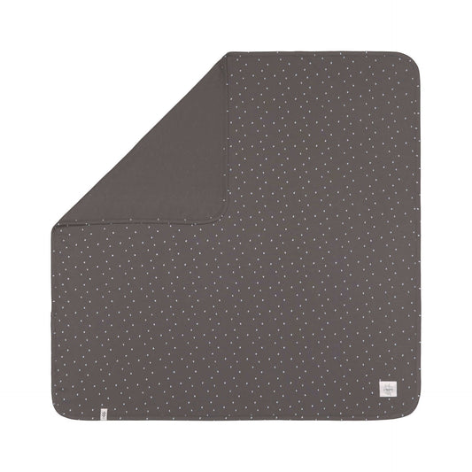 Babydecke Bio Baumwolle, Spots Anthracite