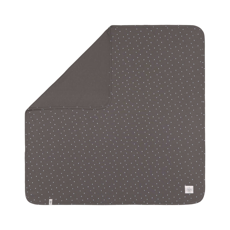 Babydecke Bio Baumwolle, Spots Anthracite