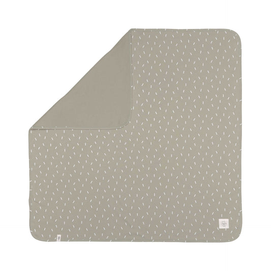 Babydecke Bio Baumwolle, Speckles Oliv