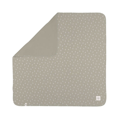 Babydecke Bio Baumwolle, Speckles Oliv