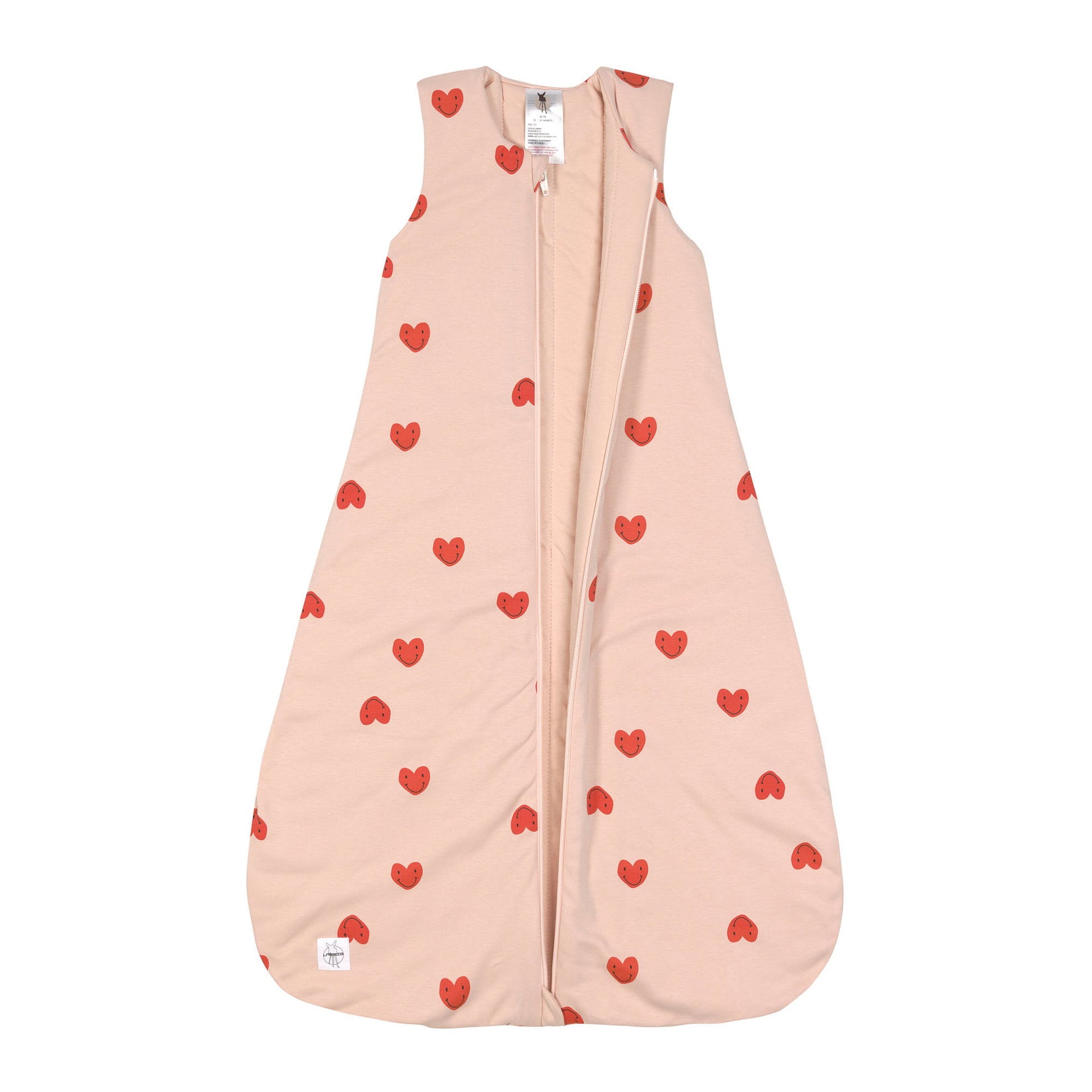 Lässig Babyschlafsack 2,5 TOG Herz, Rosa Maße