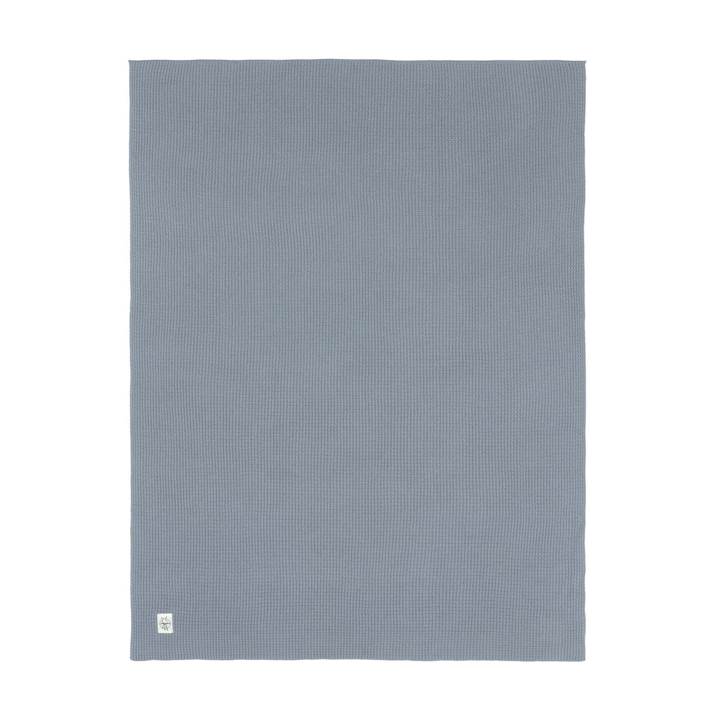 Babydecke Bio Baumwolle, Nubs, Blau