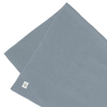 Lässig Babydecke Bio Baumwolle, Nubs, Blau Seitenansicht