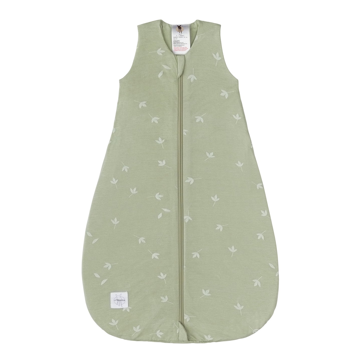 Baby Schlafsack 0,5 TOG Blätter, Oliv