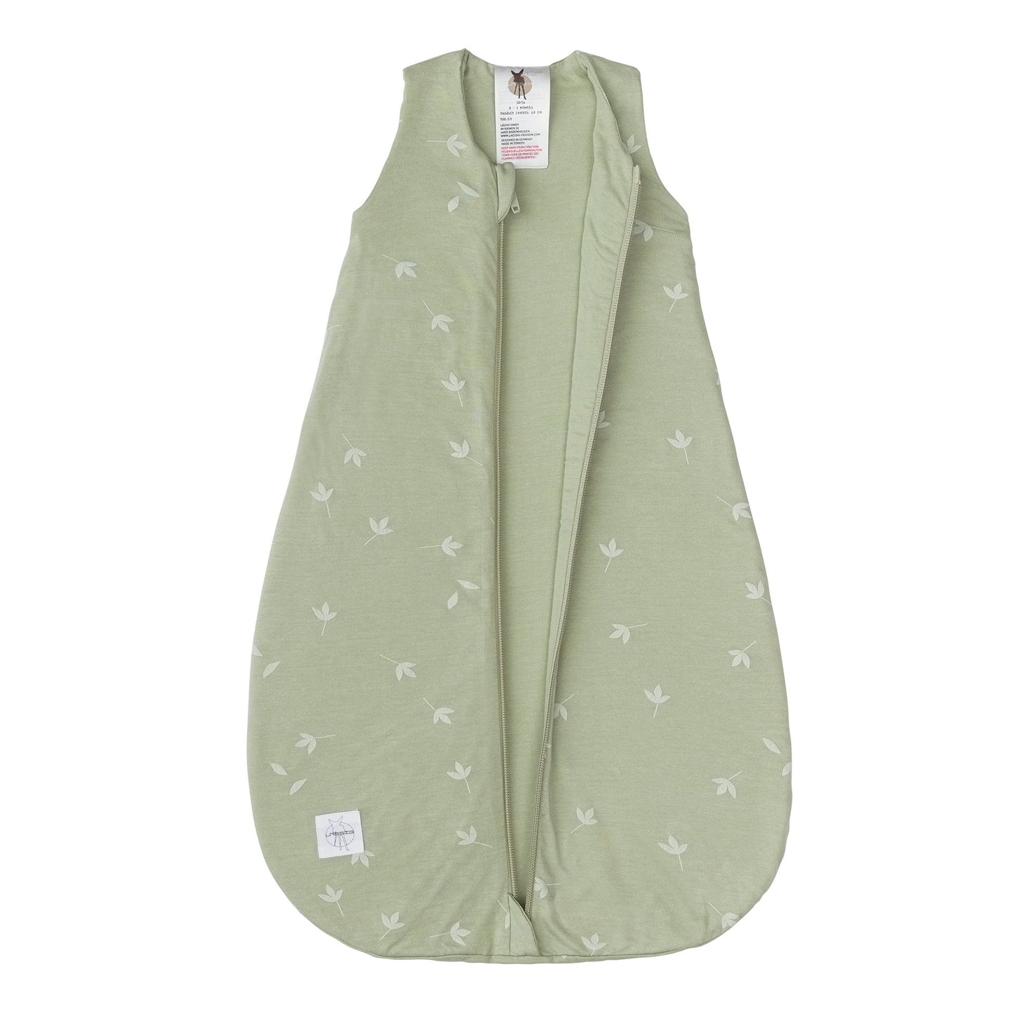 Lässig Baby Schlafsack 0,5 TOG Blätter, Oliv Lifestyle Bild