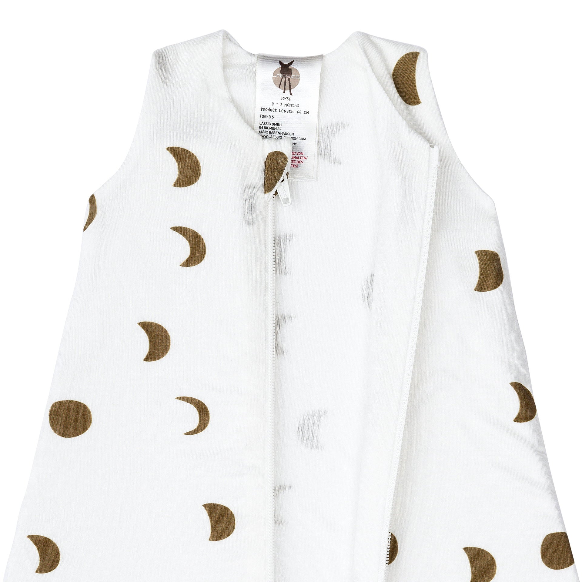 Lässig Baby Schlafsack 0,5 TOG Mond, Milky Lifestyle Bild