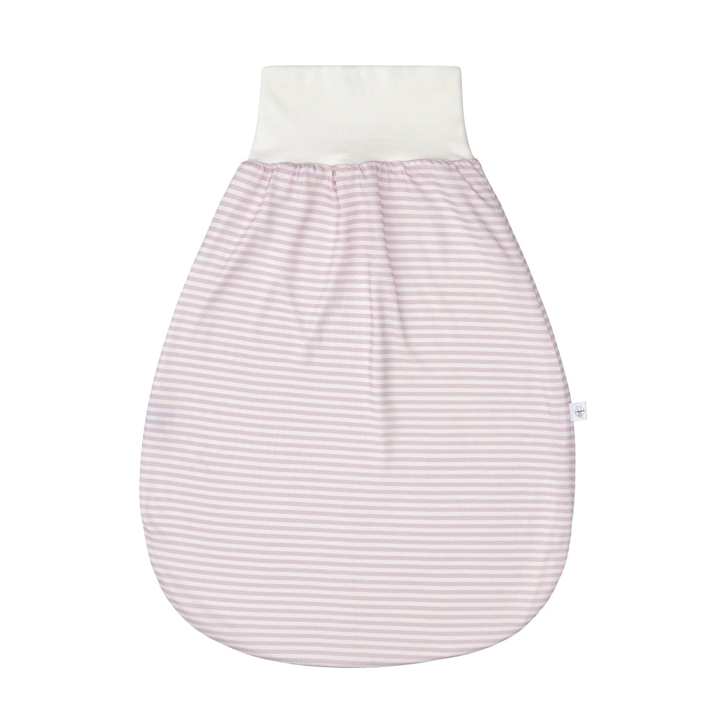 Baby Strampelsack 0,5 TOG Gestreift, Lila Milky