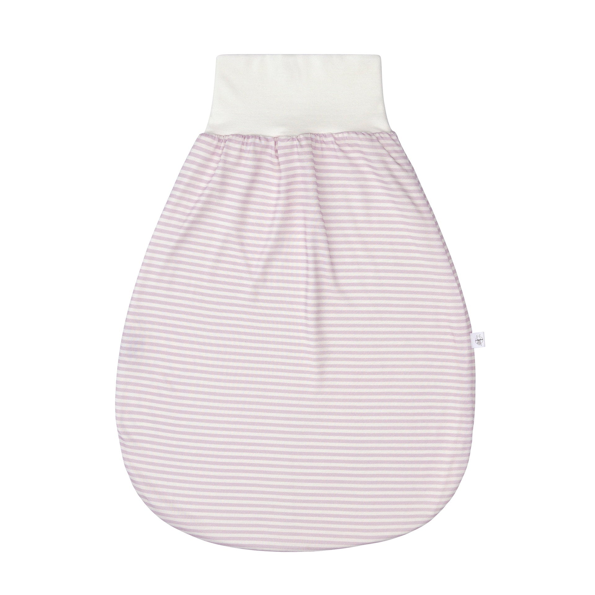 Baby Strampelsack 0,5 TOG Gestreift, Lila Milky
