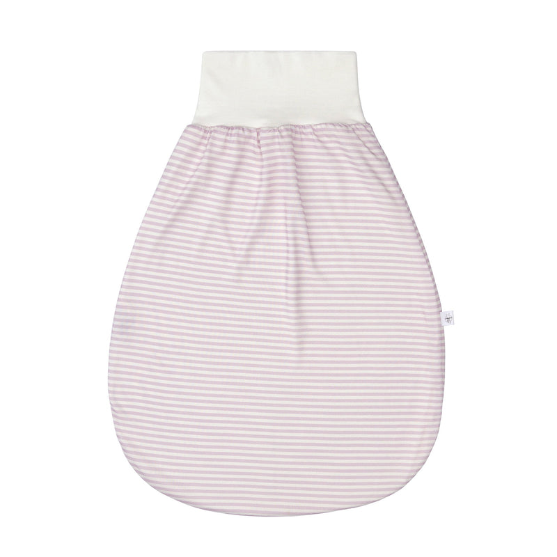 Baby Strampelsack 0,5 TOG Gestreift, Lila Milky