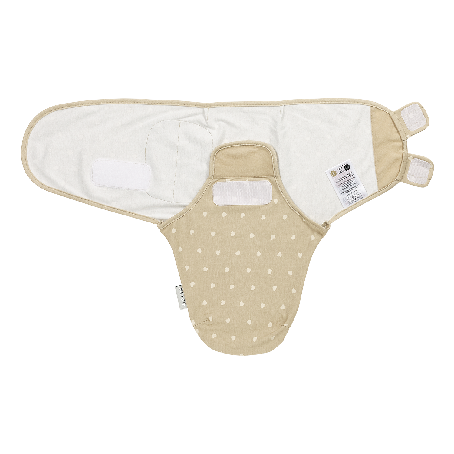Meyco Pucksack Sweet Heart Sand/Soft Sand
