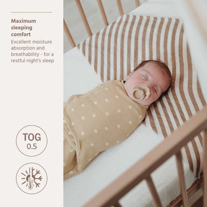 Meyco Pucksack Sweet Heart Sand/Soft Sand