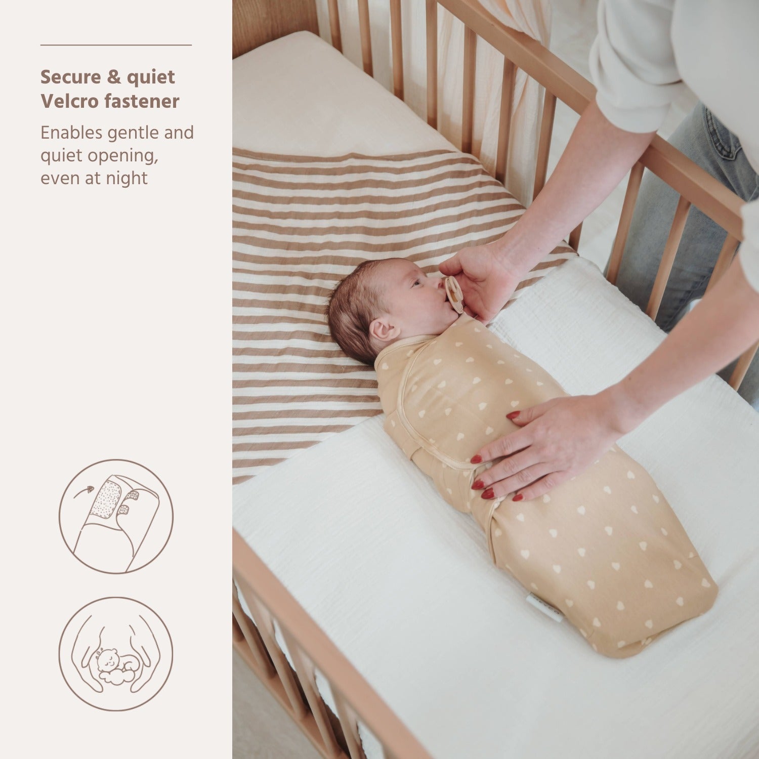 Meyco Pucksack Sweet Heart Sand/Soft Sand
