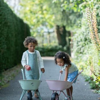 Little Dutch rosa Garten Schubkarre Metall - Fairy Garden