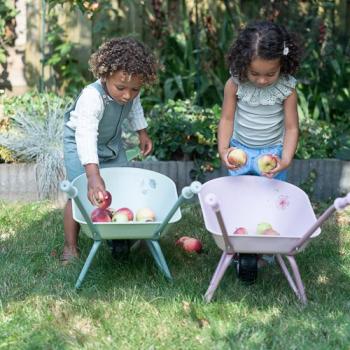 Little Dutch rosa Garten Schubkarre Metall - Fairy Garden