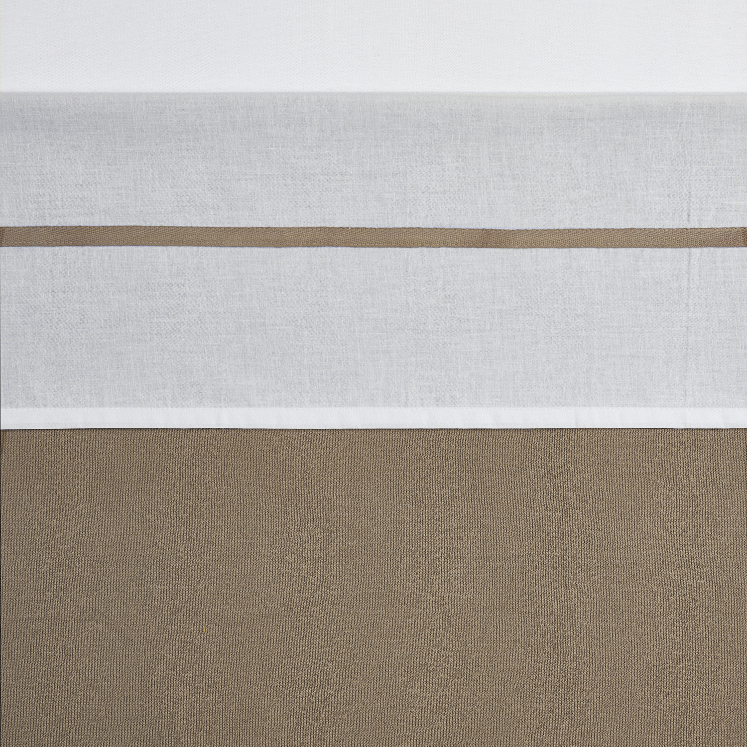Meyco Bettlaken biese Taupe Studio