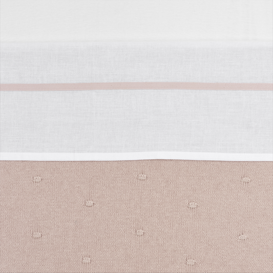 Meyco Bettlaken biese Soft Pink Studio