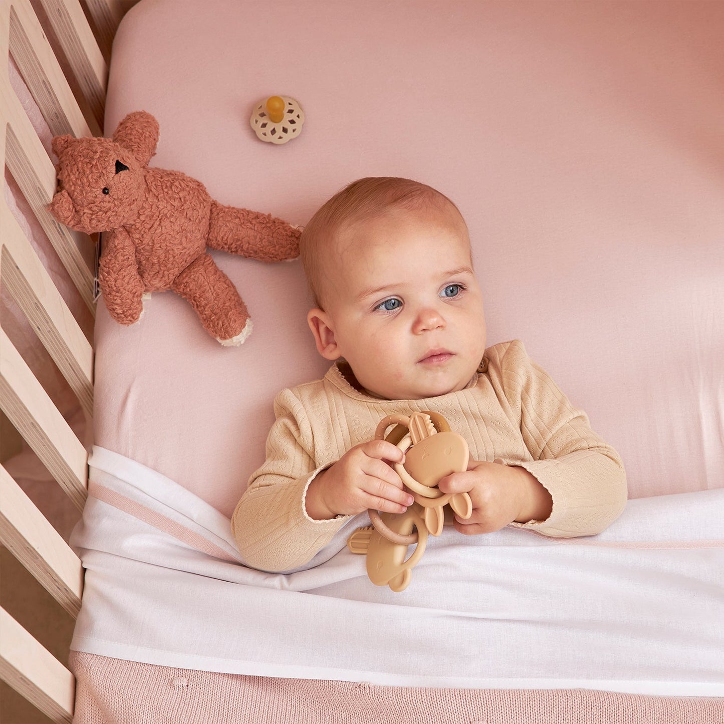 Meyco Bettlaken biese Soft Pink