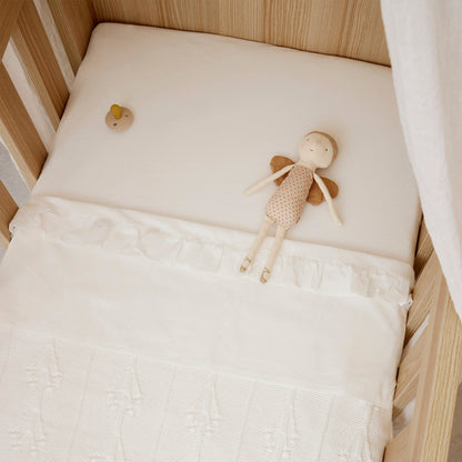 Meyco Bettlaken Ruffle Offwhite