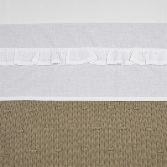 Meyco Bettlaken Ruffle White Studio