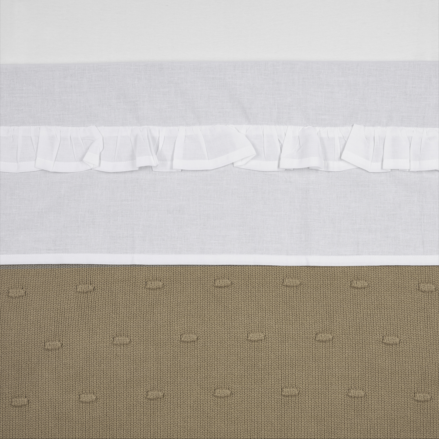 Meyco Bettlaken Ruffle White Studio