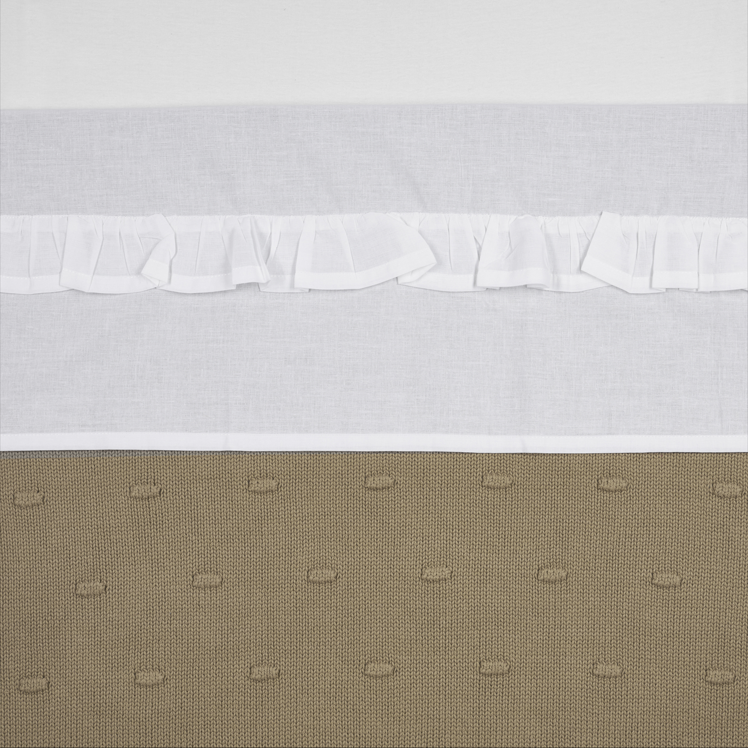 Meyco Bettlaken Ruffle White Studio