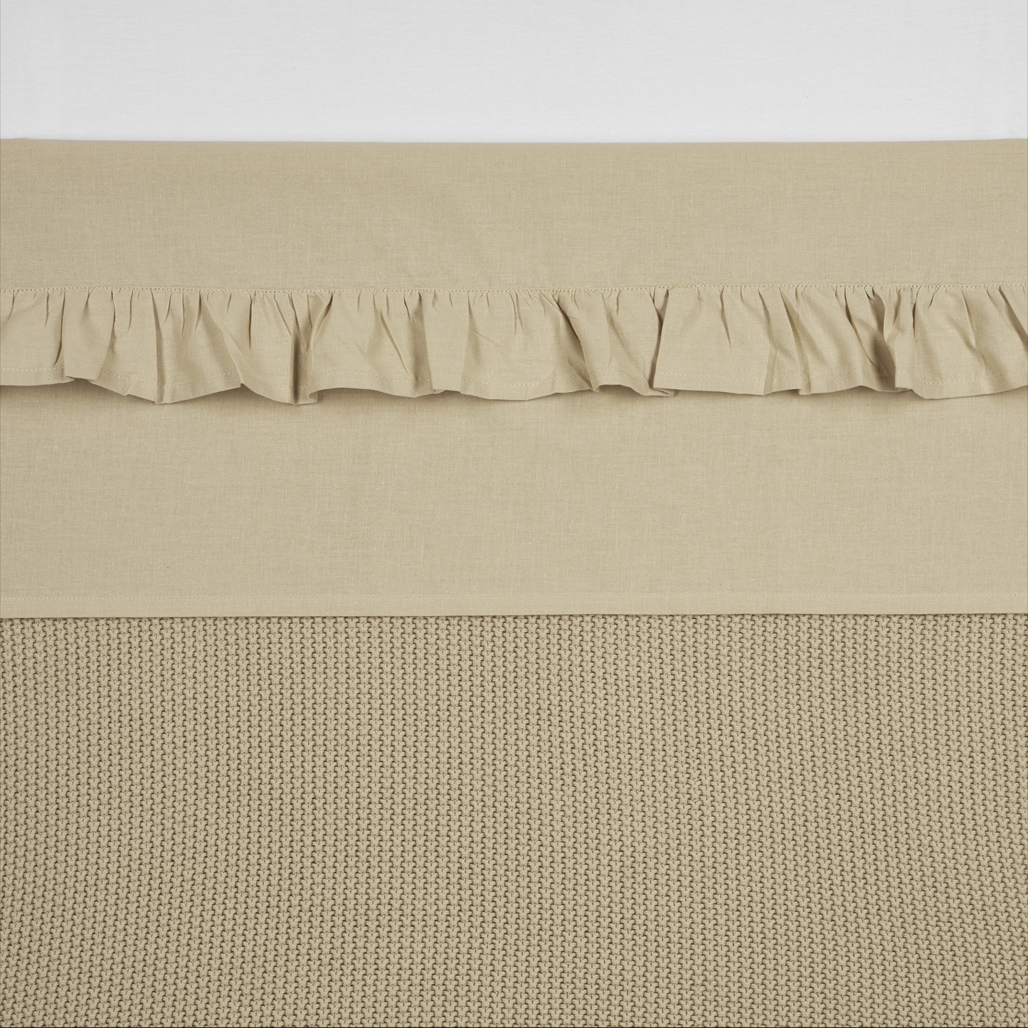 Meyco Bettlaken Ruffle Sand Studio