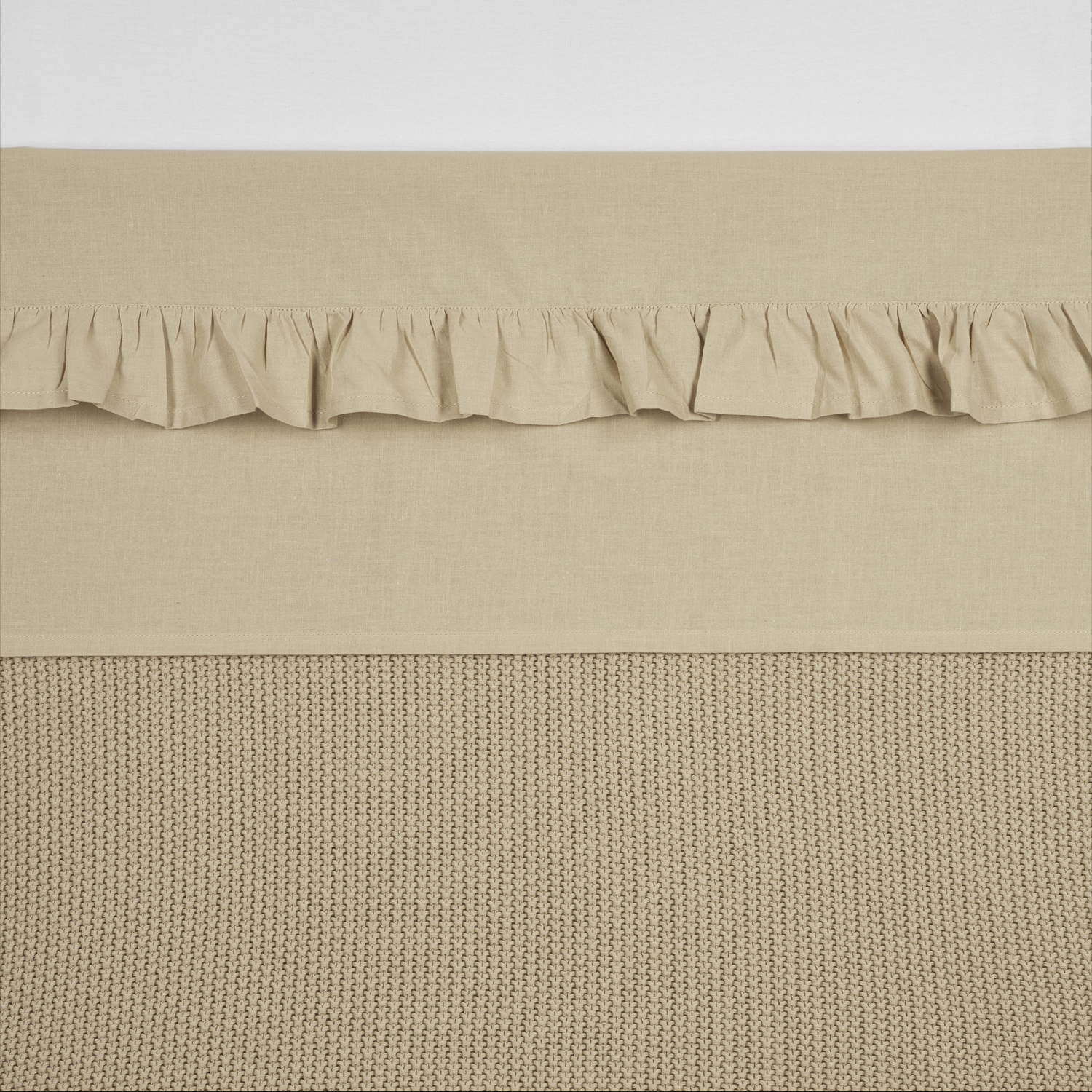 Meyco Bettlaken Ruffle Sand Studio