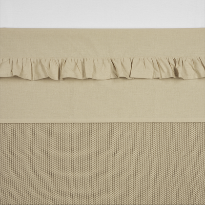 Meyco Bettlaken Ruffle Sand