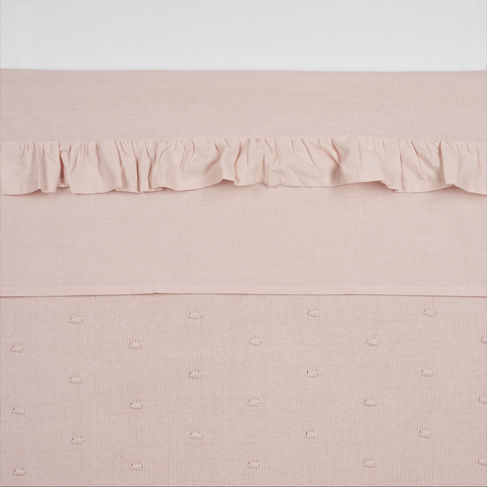 Meyco Bettlaken Ruffle Soft Pink Studio