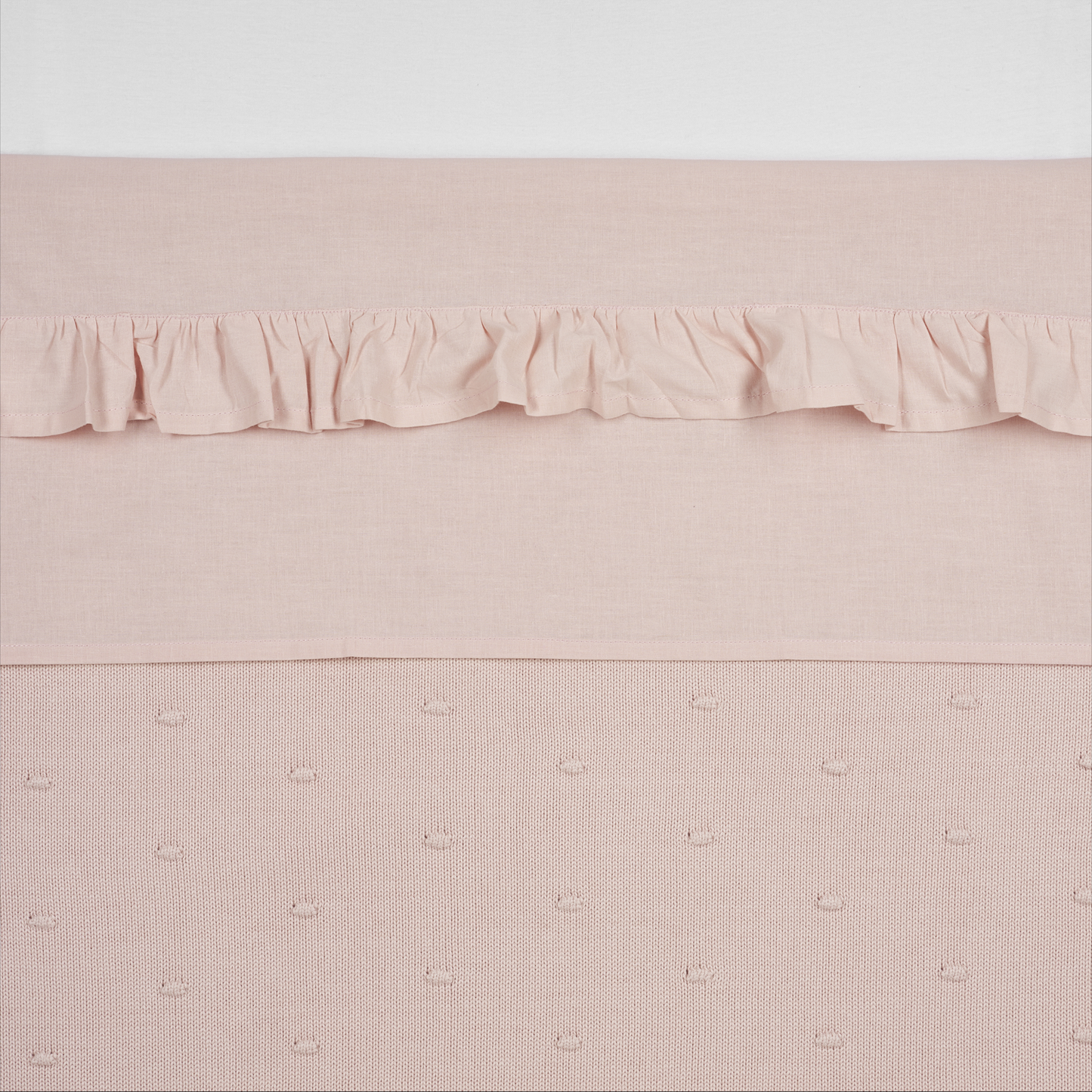 Meyco Bettlaken Ruffle Soft Pink Studio