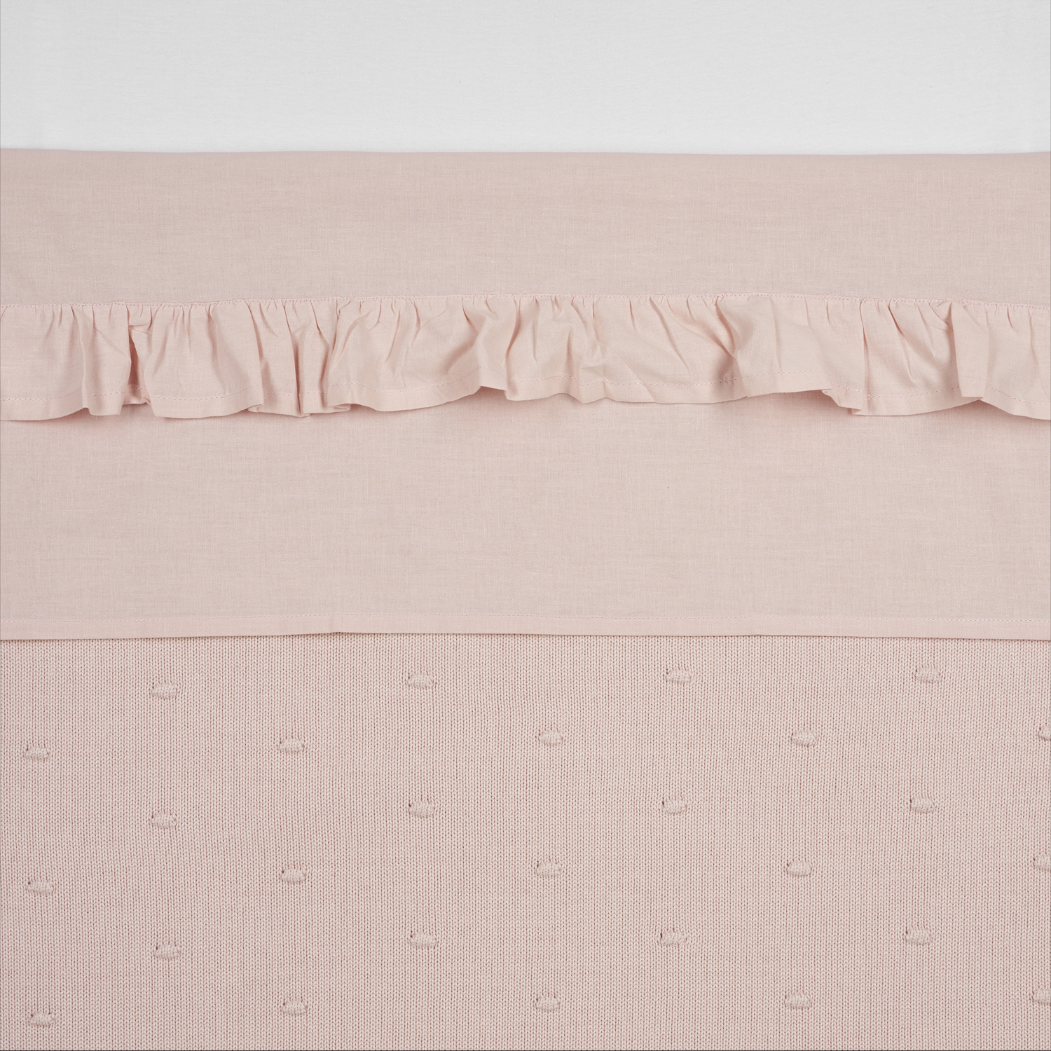 Meyco Bettlaken Ruffle Soft Pink Studio