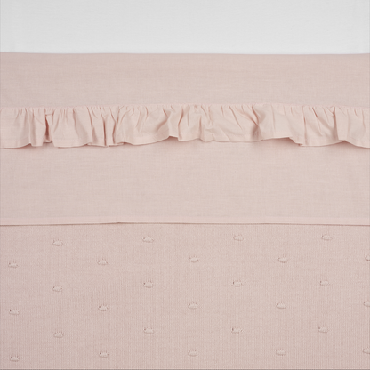 Meyco Bettlaken Ruffle Soft Pink Studio