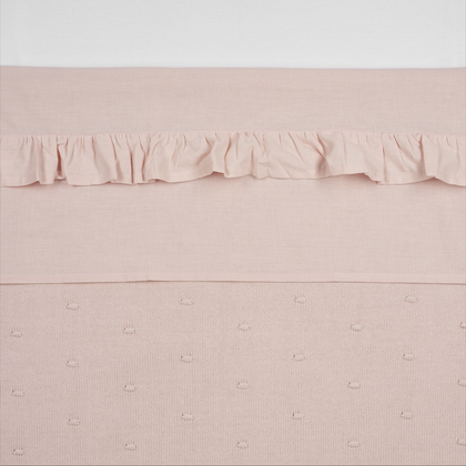 Meyco Bettlaken Ruffle Soft Pink