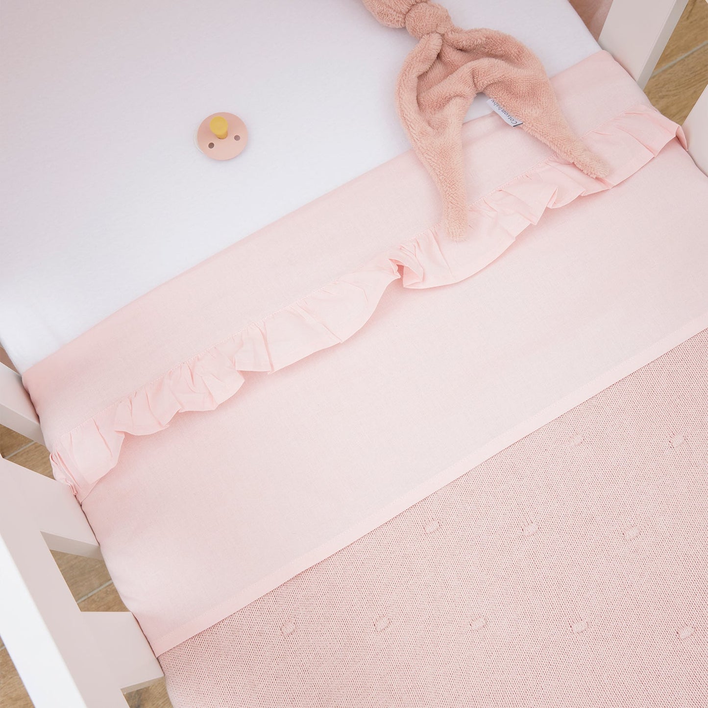 Meyco Bettlaken Ruffle Soft Pink