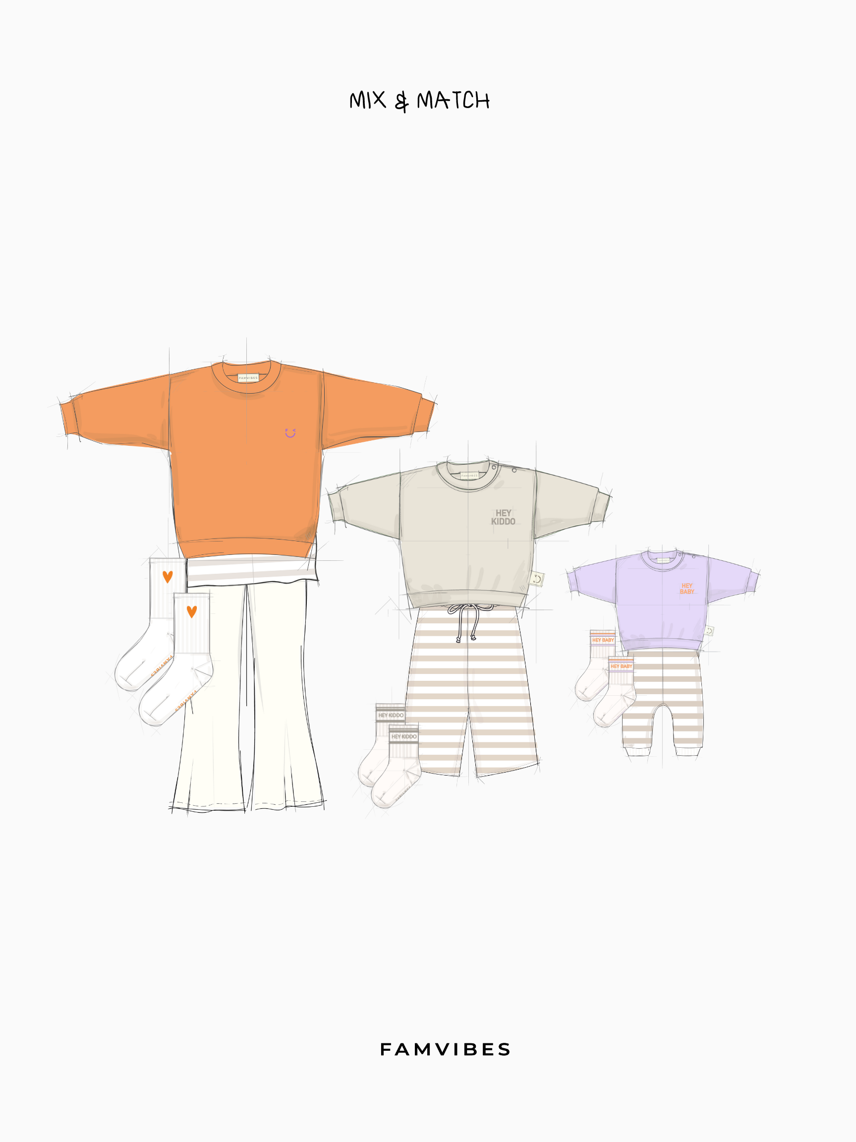 Famvibes HEY Baby Socken lavender