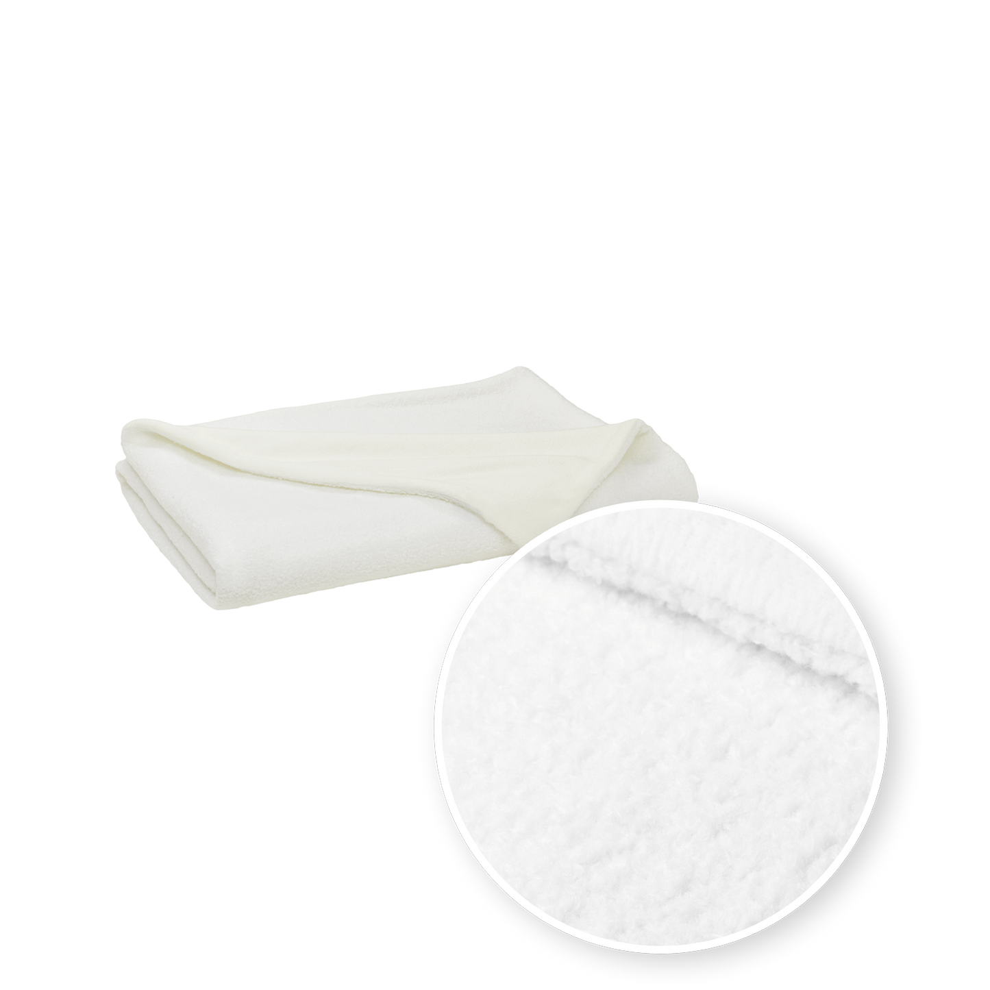 Meyco Plaid bouclé Offwhite Studio
