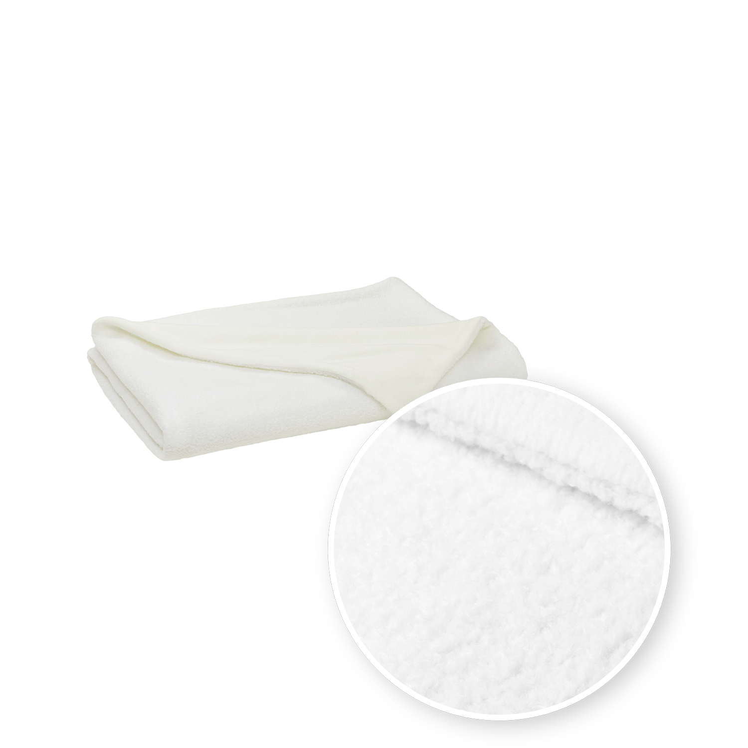 Meyco Plaid bouclé Offwhite Studio