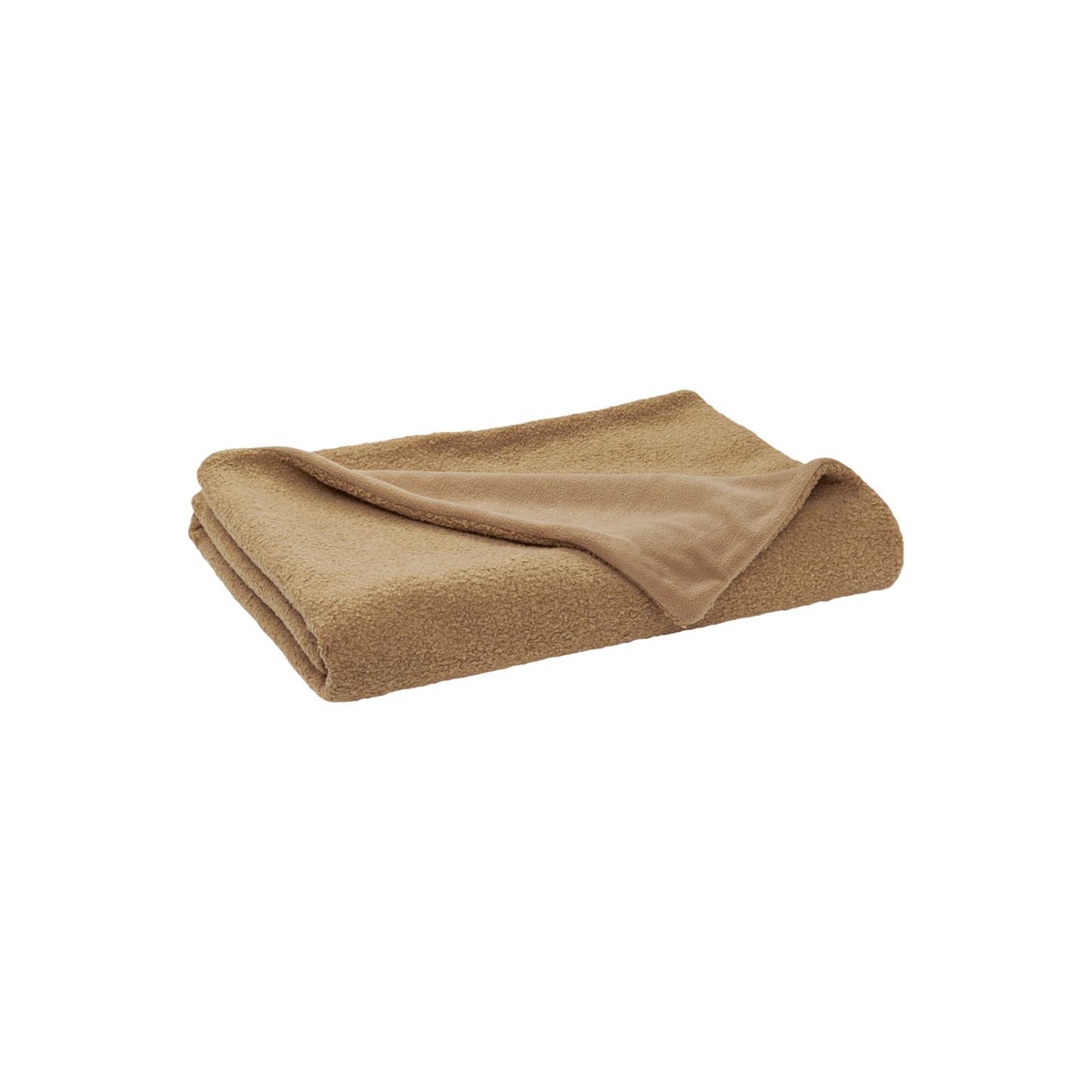 Meyco Plaid bouclé Toffee