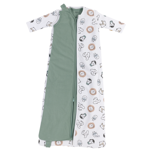 Meyco Ganzjahresschlafsack interlock jersey Animal Multicolour Studio
