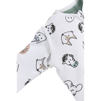 Meyco Ganzjahresschlafsack interlock jersey Animal Multicolour