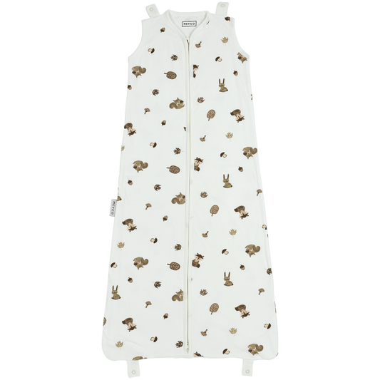 Meyco Ganzjahresschlafsack interlock jersey Forest Animals Sand
