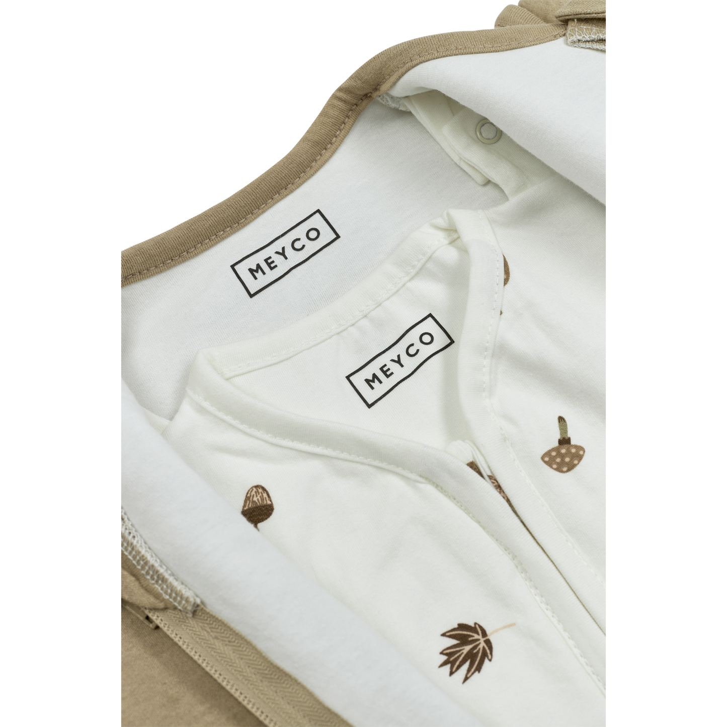 Meyco Ganzjahresschlafsack interlock jersey Forest Animals Sand
