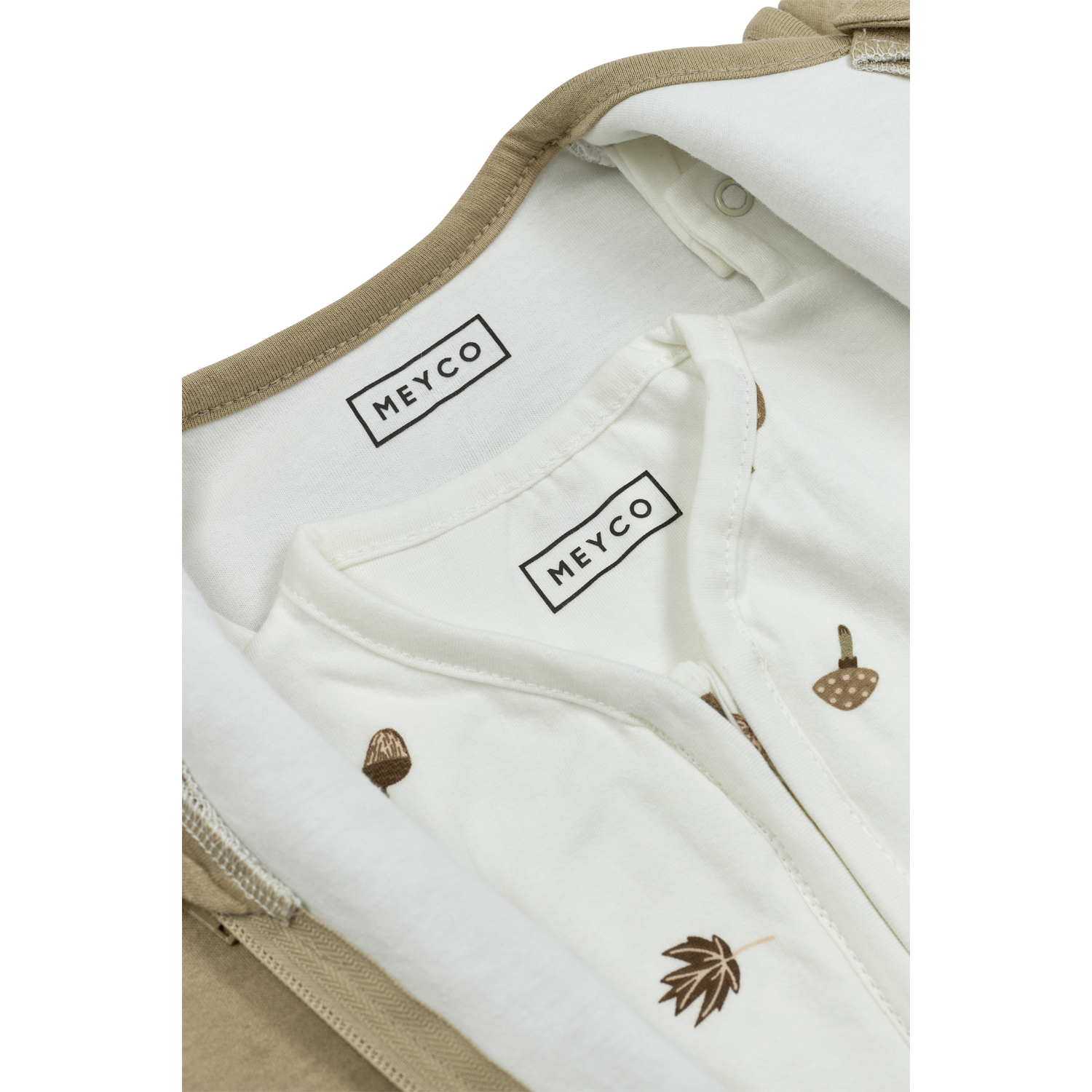 Meyco Ganzjahresschlafsack interlock jersey Forest Animals Sand