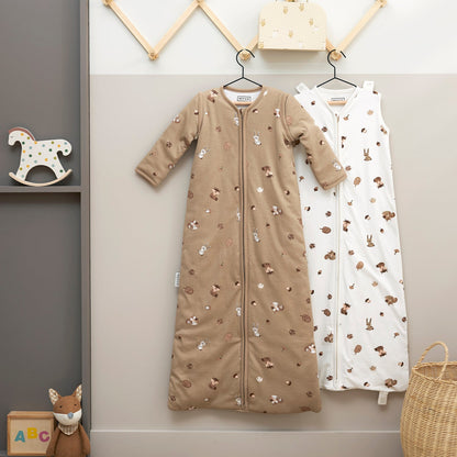 Meyco Ganzjahresschlafsack interlock jersey Forest Animals Sand