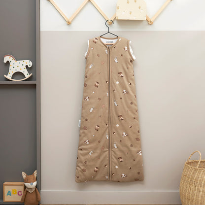 Meyco Ganzjahresschlafsack interlock jersey Forest Animals Sand