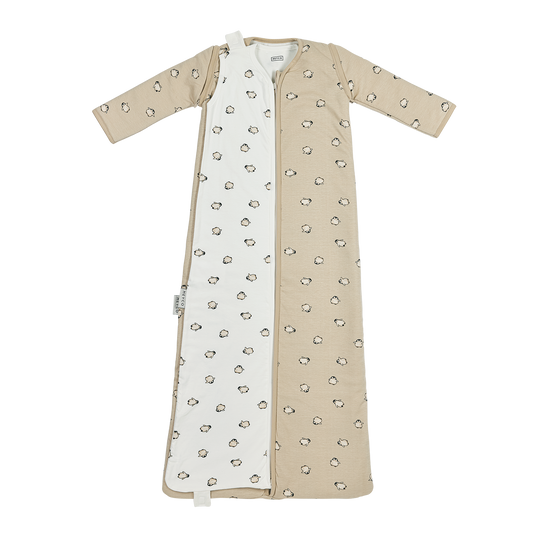 Meyco Ganzjahresschlafsack interlock jersey Penguin Soft sand Studio