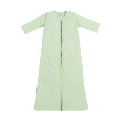 Meyco Schlafsack mit abnehmbaren Ärmeln interlock jersey Slub Soft Green