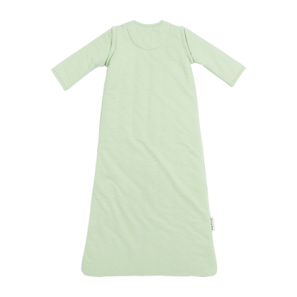 Meyco Schlafsack mit abnehmbaren Ärmeln interlock jersey Slub Soft Green