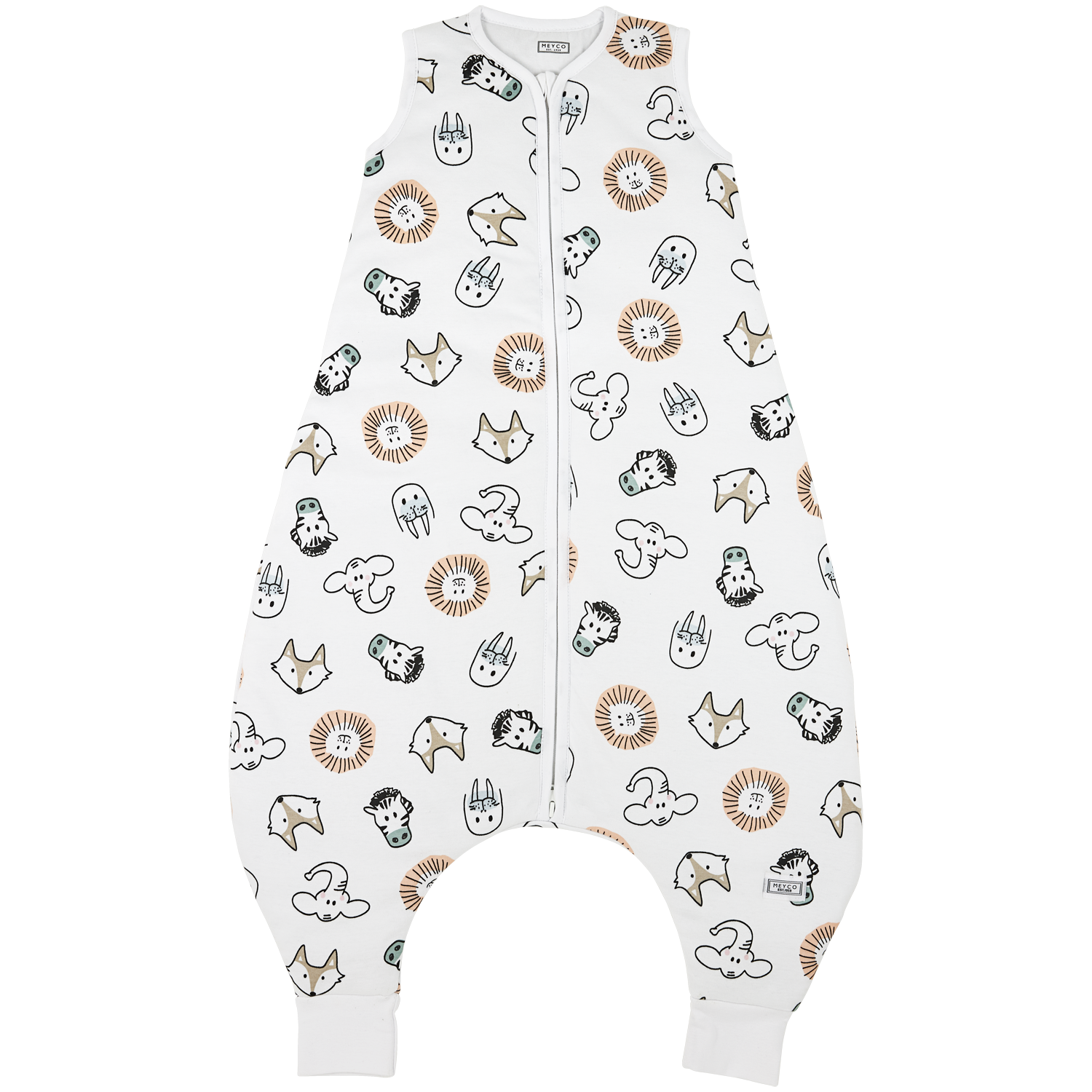 Meyco Schlafsack Jumper gefüttert interlock jersey Animal Multicolour Studio